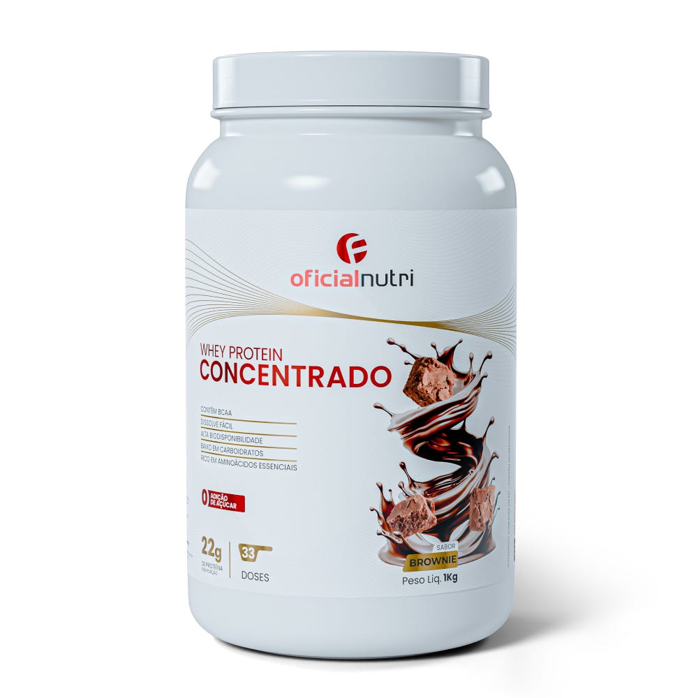 Whey Protein Concentrado 1KG Brownie
