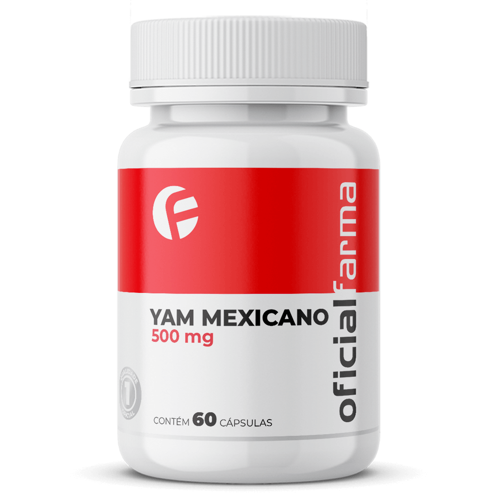 Yam Mexicano (Inhame Selvagem) 500mg 60 C&aacute;psulas