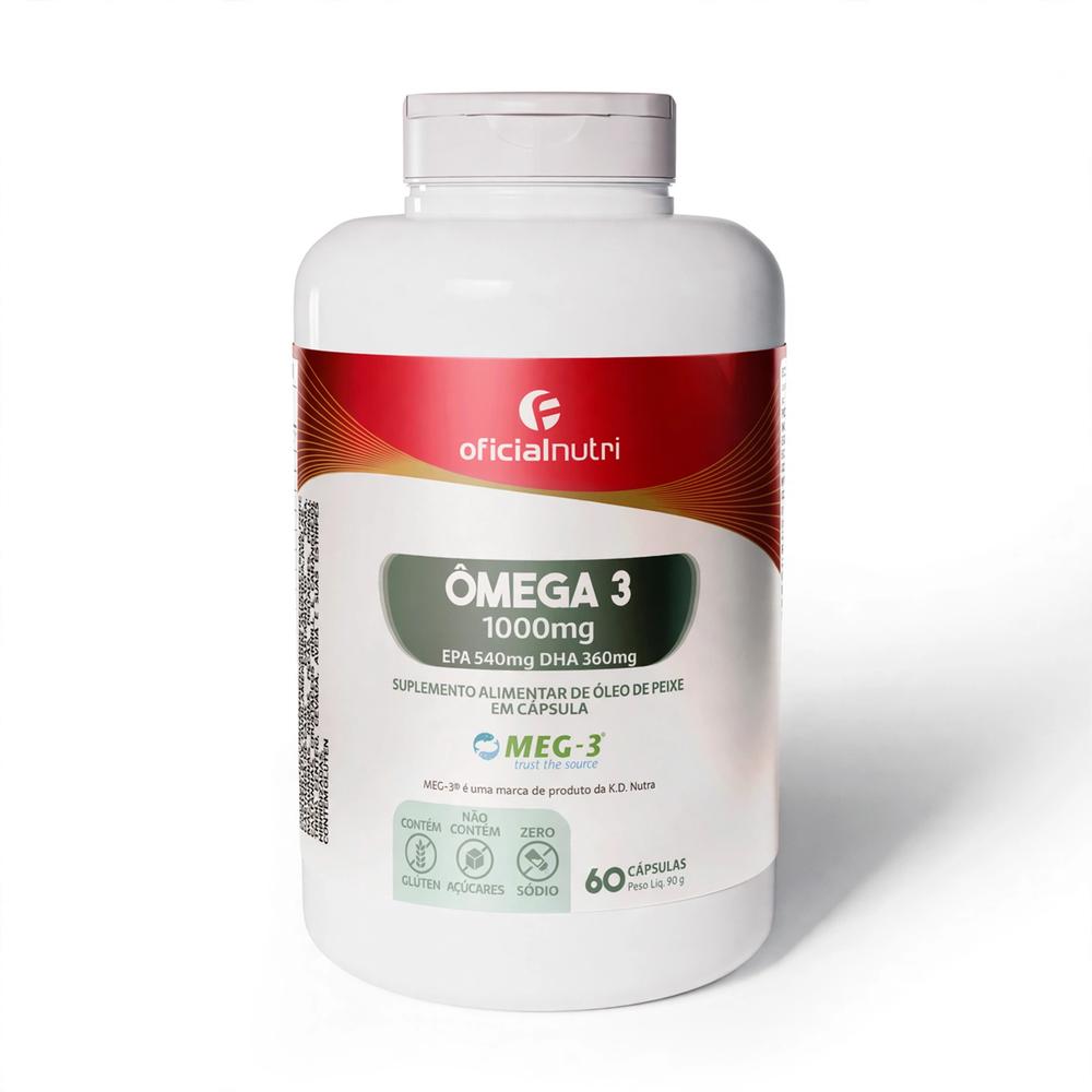 &Ocirc;mega 3 1000mg 18 EPA 12 DHA - 60 C&aacute;psulas