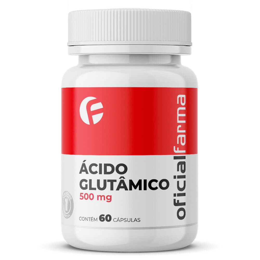 &Aacute;cido Glut&acirc;mico 500mg 60 C&aacute;psulas
