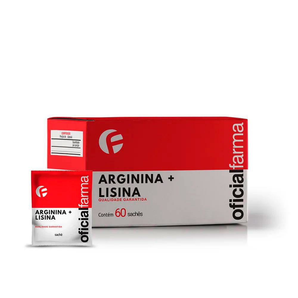 Arginina + Lisina 60 Sach&ecirc;s