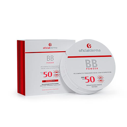 BB Powder FPS 50 Protetor Solar P&oacute; Compacto com &Aacute;cido Hialur&ocirc;nico 12g
