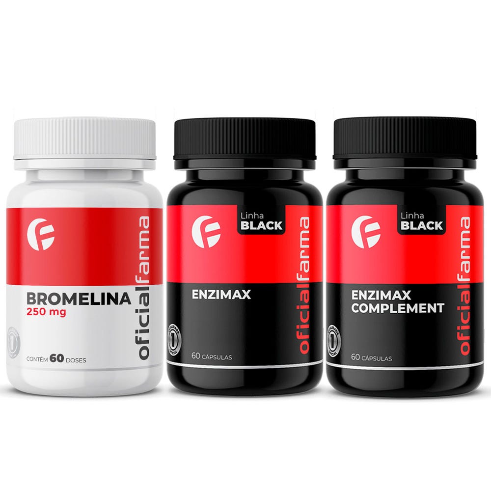Bromelina + Enzimax Black
