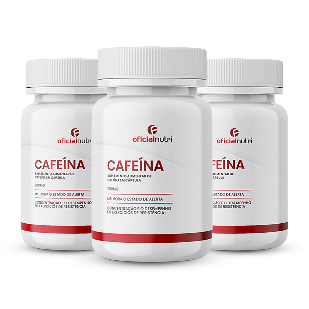 3 Cafeína 200mg 120 Cápsulas