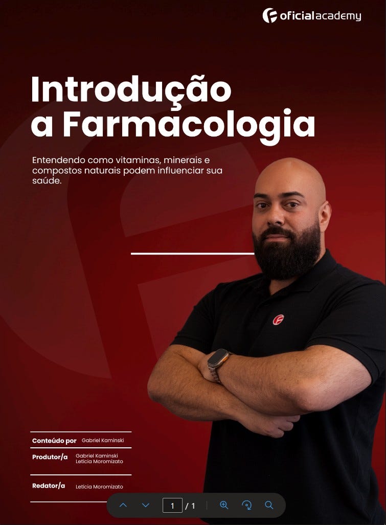 CURSO - INTRODUÇÃO A FARMACOLOGIA