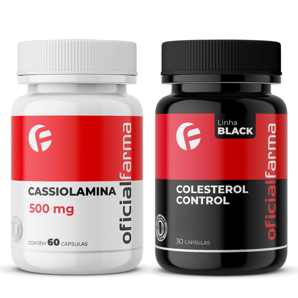 Cassiolamina + Colesterol Control black