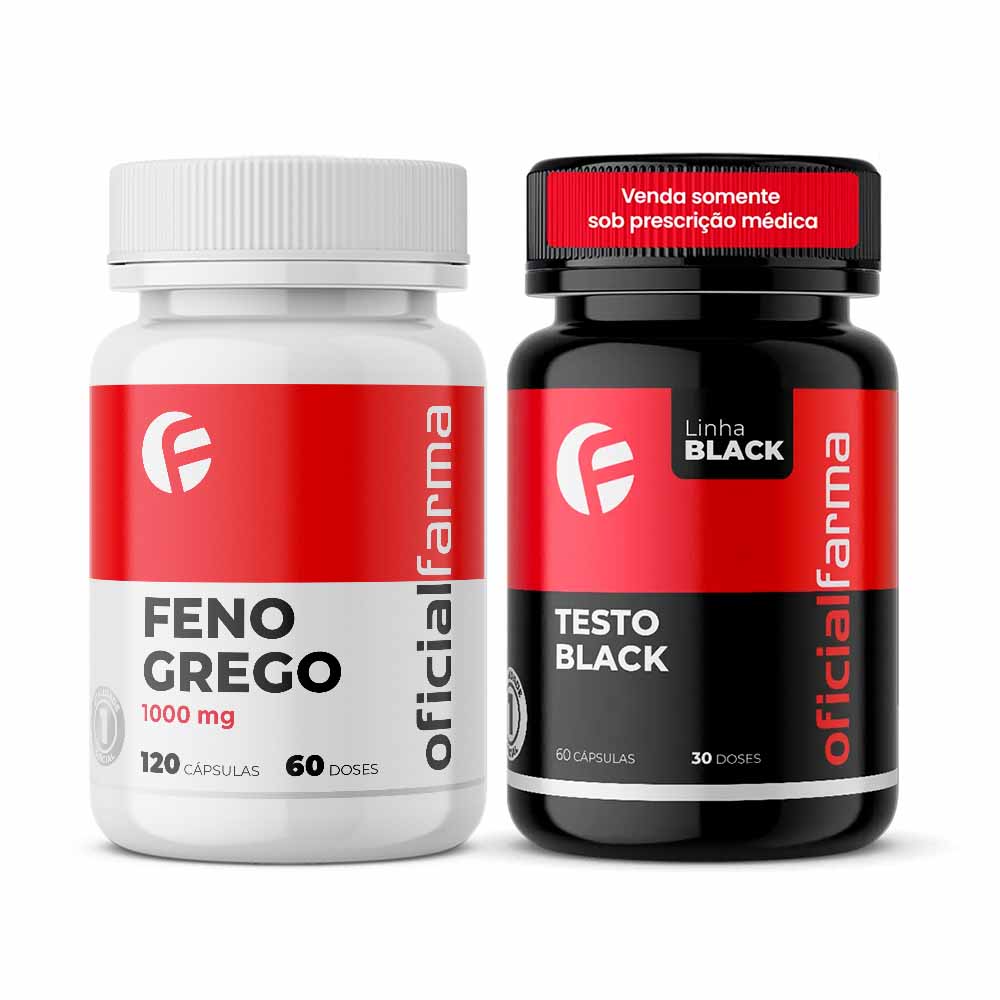 Pack Testosterona - Testo Black + Feno Grego
