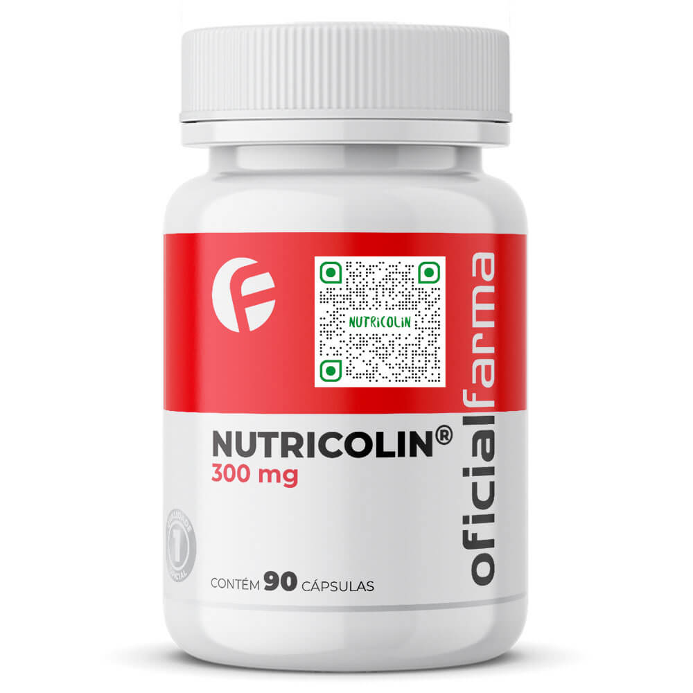 Nutricolin&reg; 300mg 90 C&aacute;psulas com Selo de Autenticidade