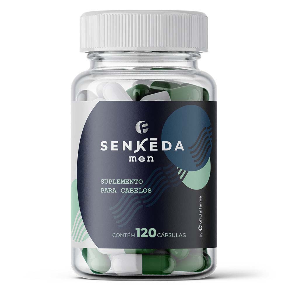Suplemento para Cabelo Men 120 C&aacute;psulas SENKEDA 
