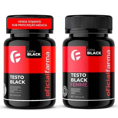 Pack Casal (Testo Black + Testo Black Femme)