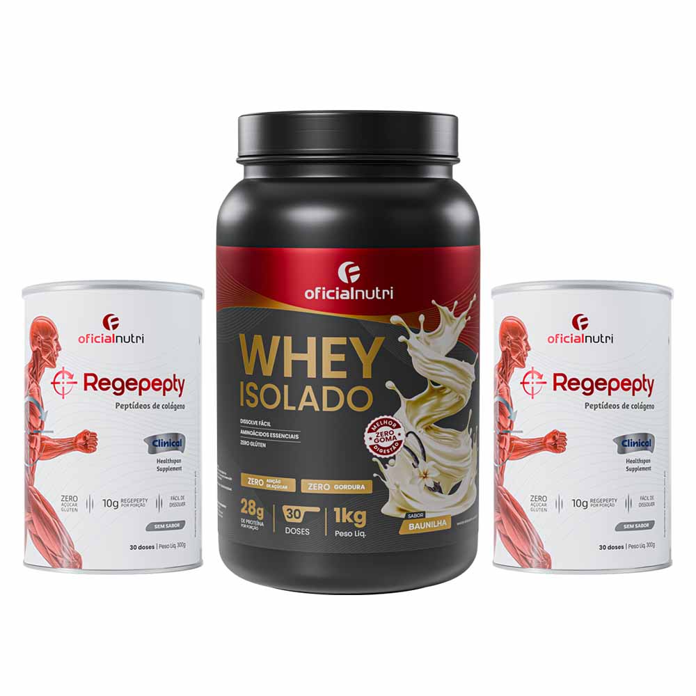 Whey Protein Isolado + 2 Regepepty Clinical